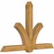 Ekena Millwork Redmond Rough Sawn Timber Gable Bracket, Western Red Cedar, 84"W x 56"H x 6"D x 6"F, 16/12 Pitch GBW084X56X0606RED00RWR - alternate 4